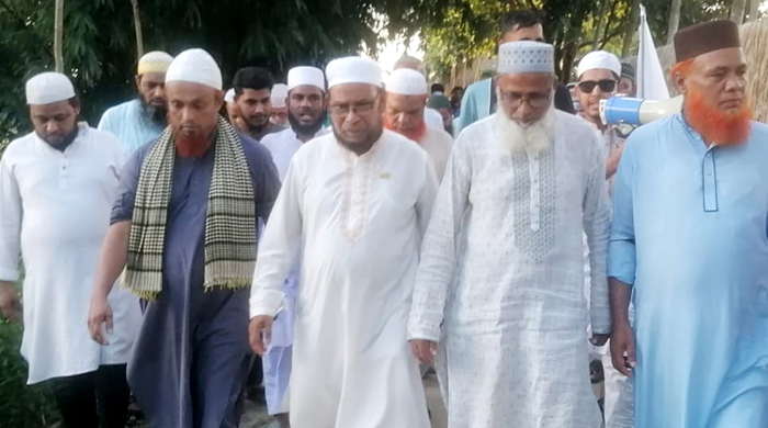 গোয়ালন্দে জেলা জামায়াতের আমীর এডঃ নূরুল ইসলামের গণসংযোগ